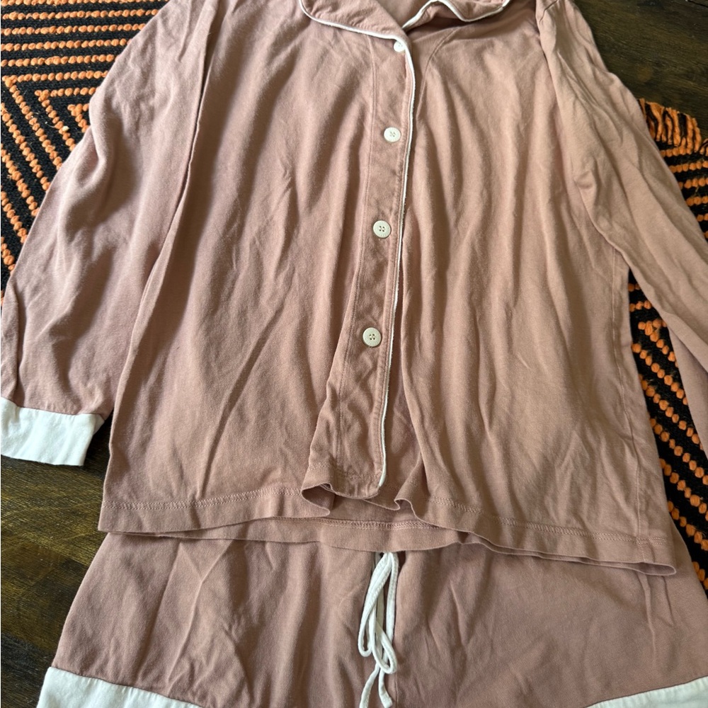 COSABELLA Bella Long Sleeve Top & Short Pajama set size small - Picture 5 of 6